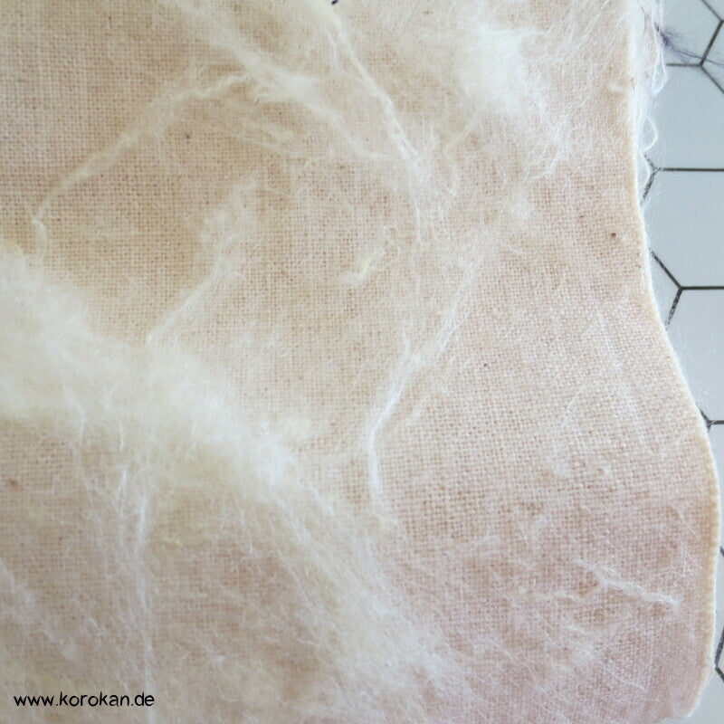 Obi Polster, antik, natur, mit Seidenauflage