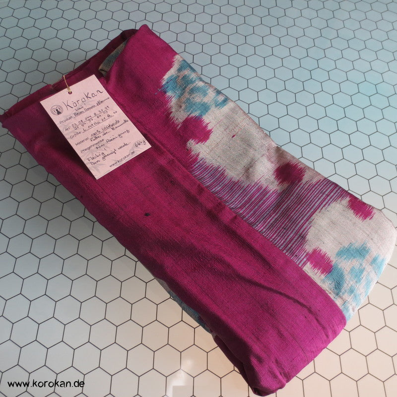 pflaume mit silbernem Spiegel Meisen Komon Kimono