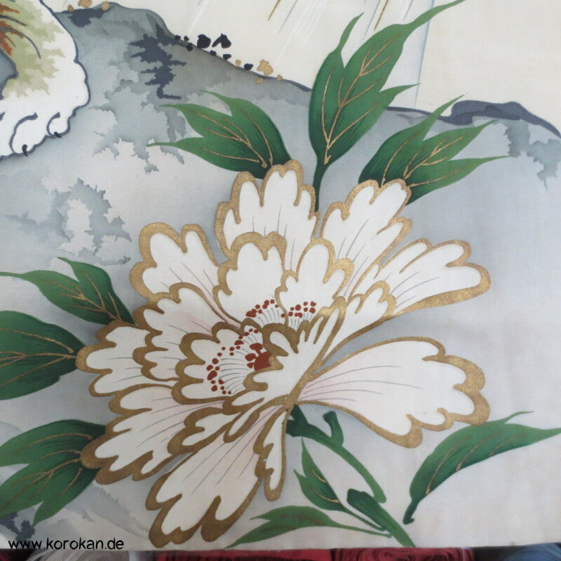 Furisode - Pracht - Taufkimono für kleine Jungen, gestickter Tiger