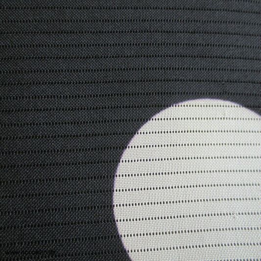 schwarzer Rho Seidenstoff für formelle Kimono mit 5 Mon Freistellen