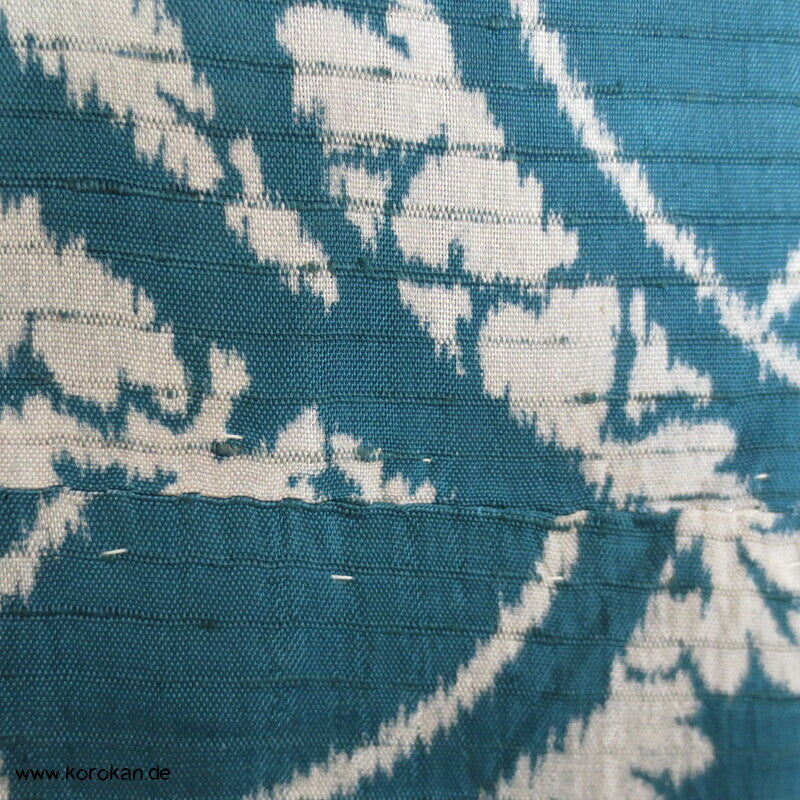 antiker japanischer Genji Guruma, Wellen Rho Seide Hitoe Komon Kimono