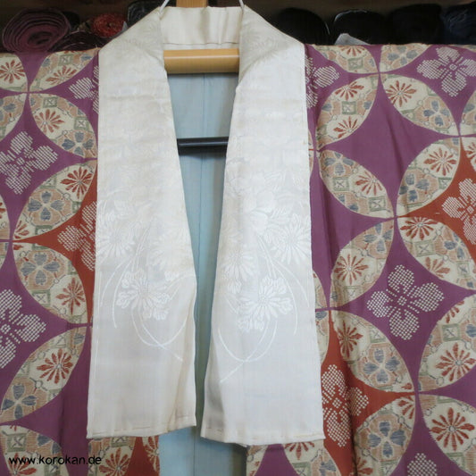 Shippo in mauve beige Seide Juban Unterkimono