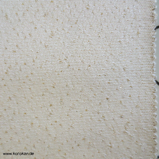 goldenes Schneegestöber dezente Seide / Lurex