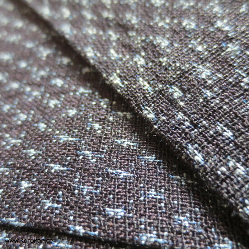 körniger halbtransparenter Tsumugi Seiden Hitoe Kimono