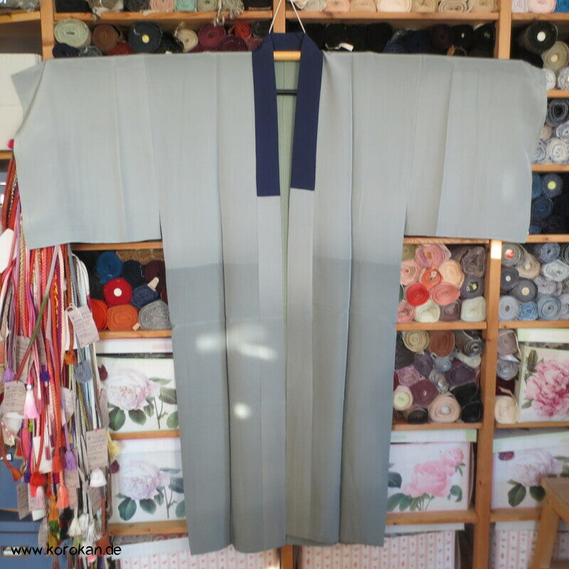 handgemalter Bambus auf Seide, Juban Kimono