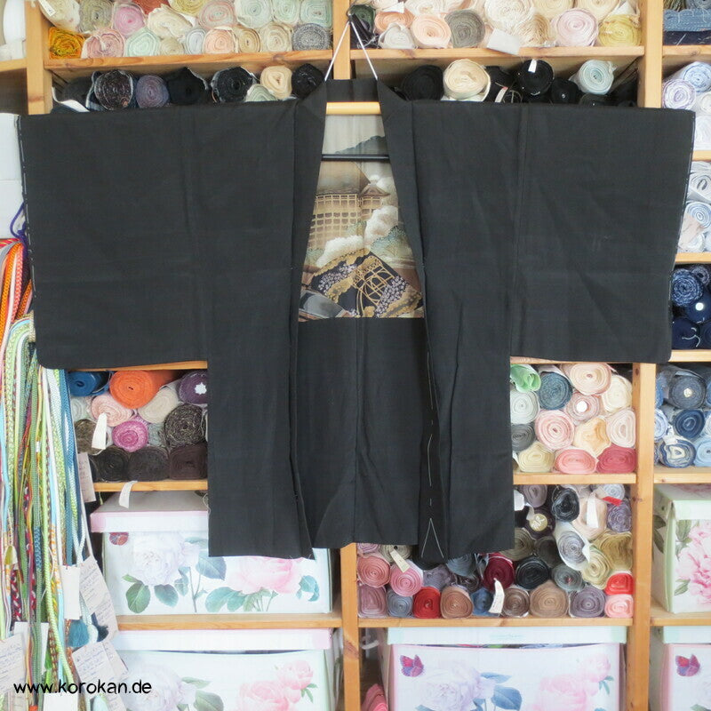 anthrazit - schwarze Haori, Bildfutter Schreibkasten