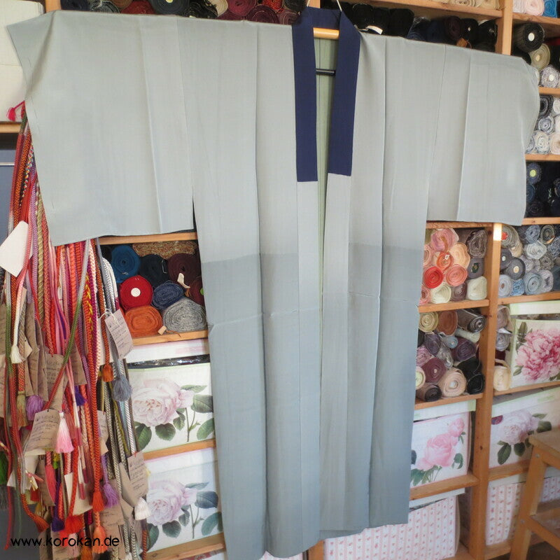handgemalter Bambus auf Seide, Juban Kimono