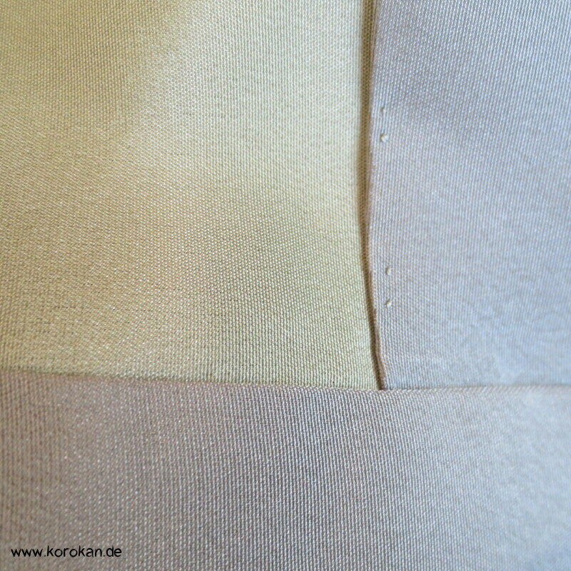 handgemalter Bambus auf Seide, Juban Kimono