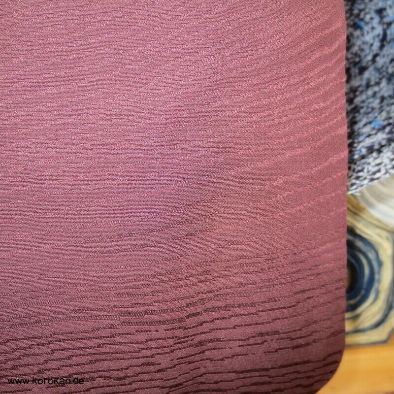 Holzmaserungs Seidendamast einfarbiger Iromuji Kimono