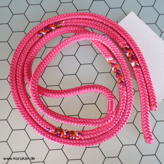 azalee bunter Obijime - ohne Troddeln mit runden Enden