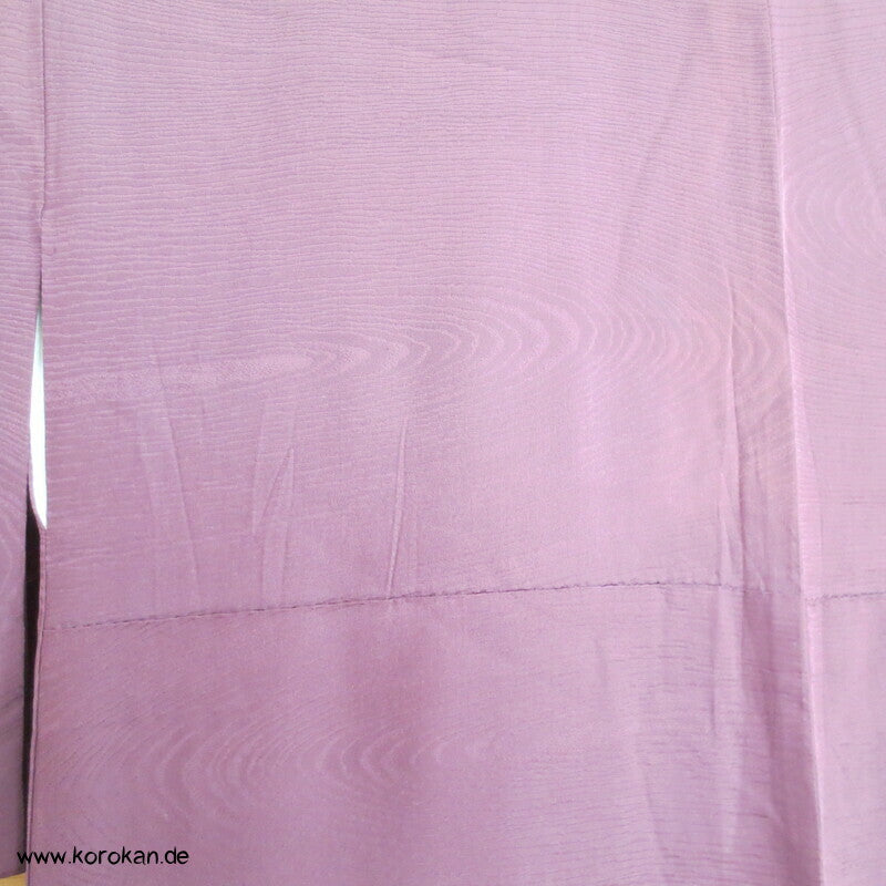 Holzmaserungs Seidendamast einfarbiger Iromuji Kimono