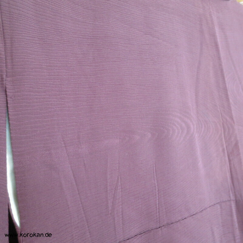 Holzmaserungs Seidendamast einfarbiger Iromuji Kimono