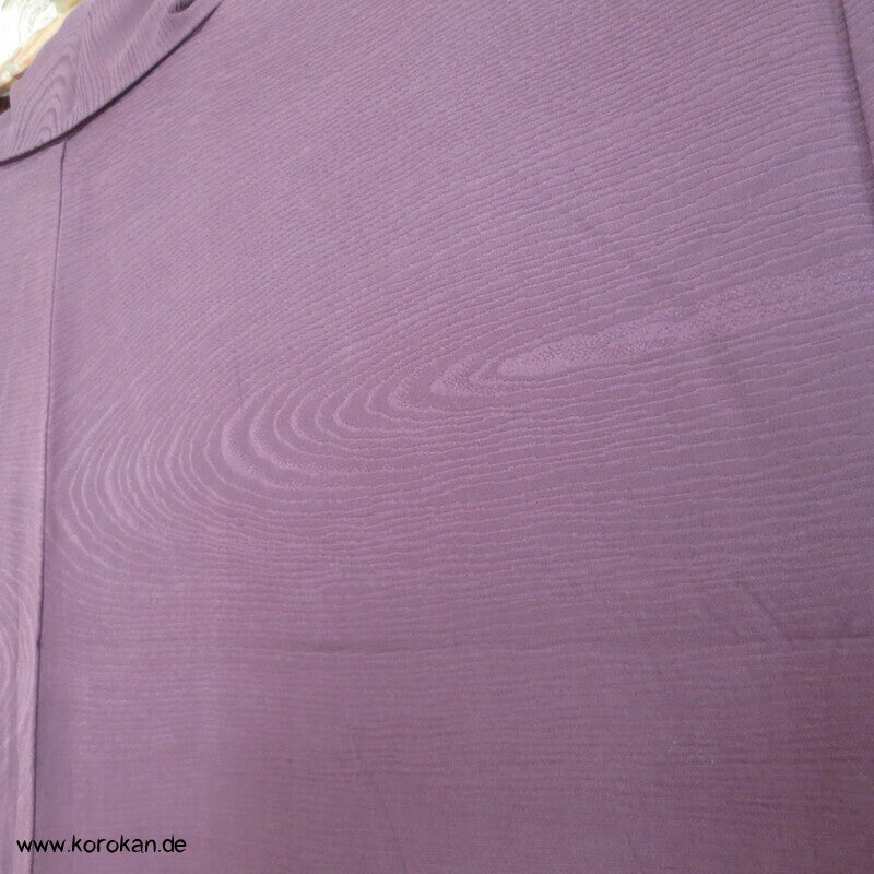 Holzmaserungs Seidendamast einfarbiger Iromuji Kimono