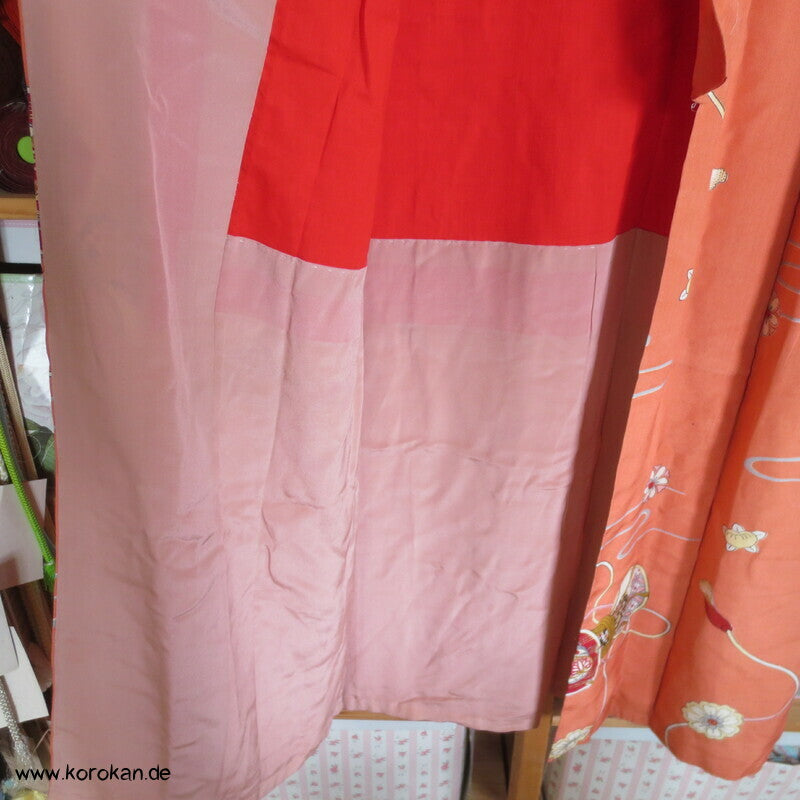 Taiko Handtrommeln Chu Furisode / Komon Kimono