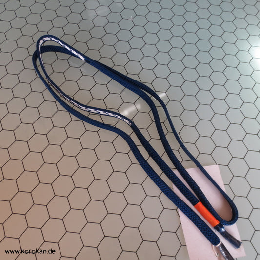 blau mit weißen Abschnitten Obijime, neu