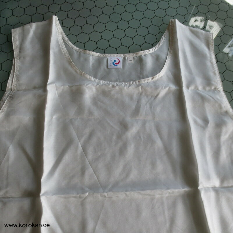 natur Seiden Top - Shirt zum Bemalen