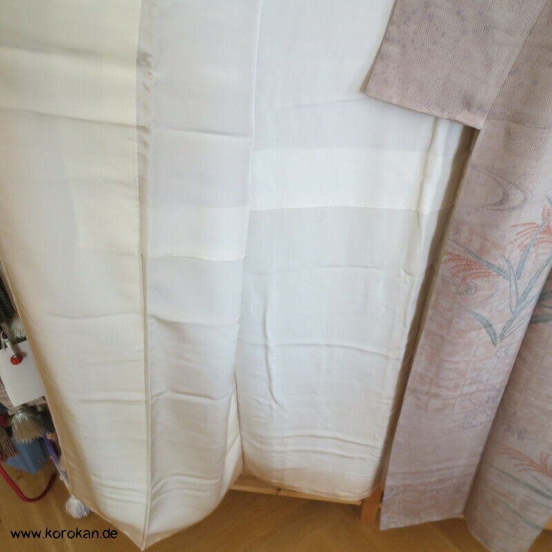 pastelliger Kranich Bingata Homongi Kimono