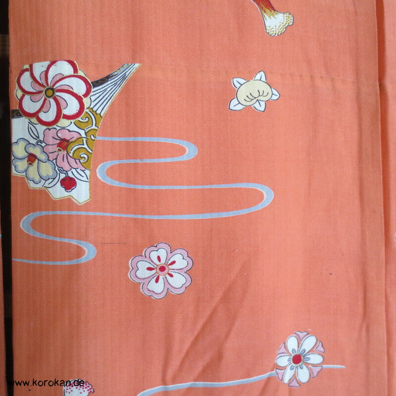 Taiko Handtrommeln Chu Furisode / Komon Kimono