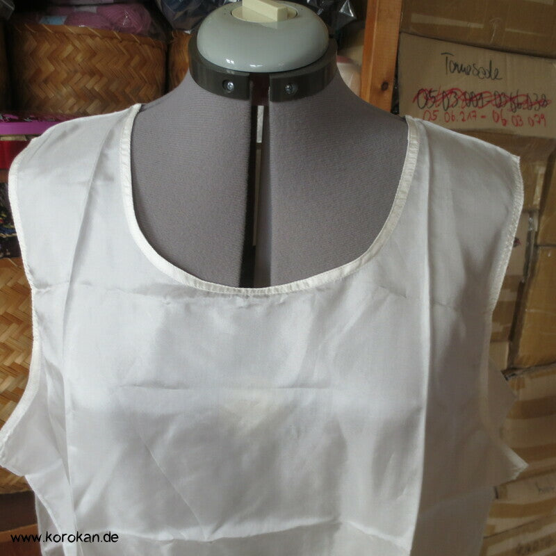 natur Seiden Top - Shirt zum Bemalen