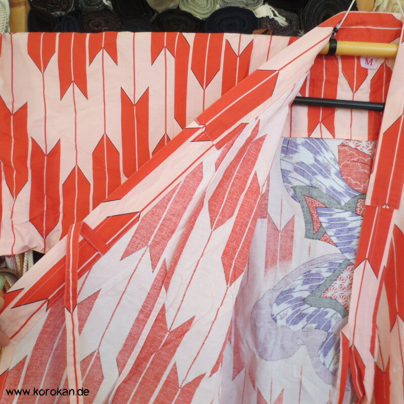 Pfeilspitzenmuster / Geisha Nemaki - Haus-/ Schlafkimono