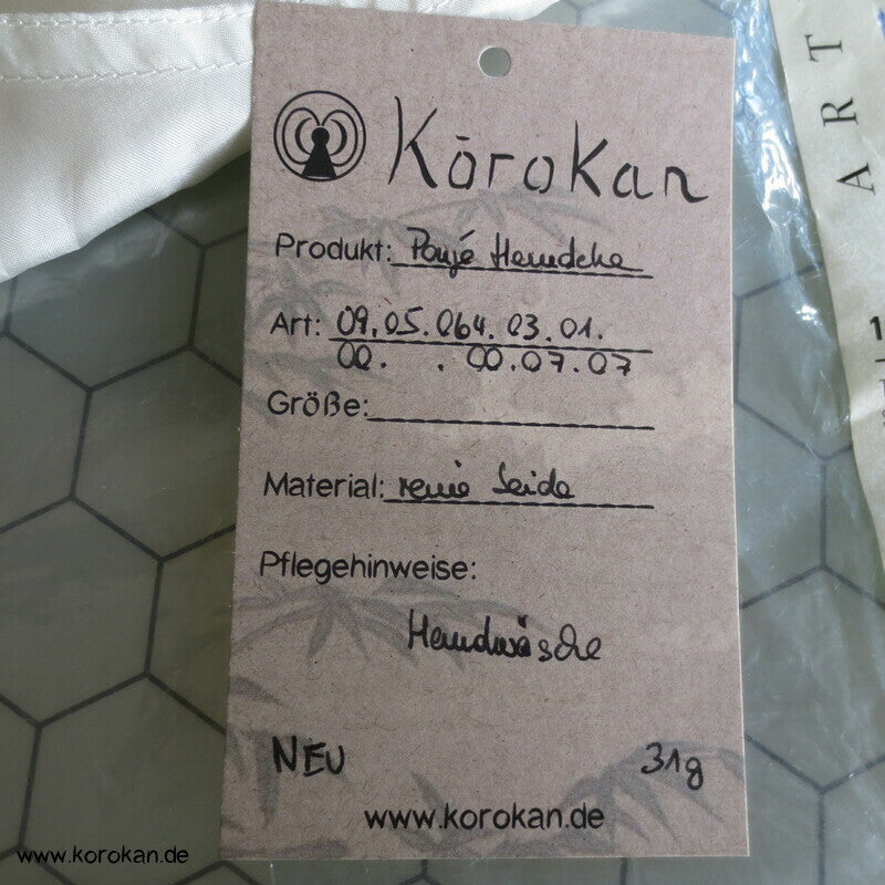 natur Seiden Top  - Shirt zum Bemalen