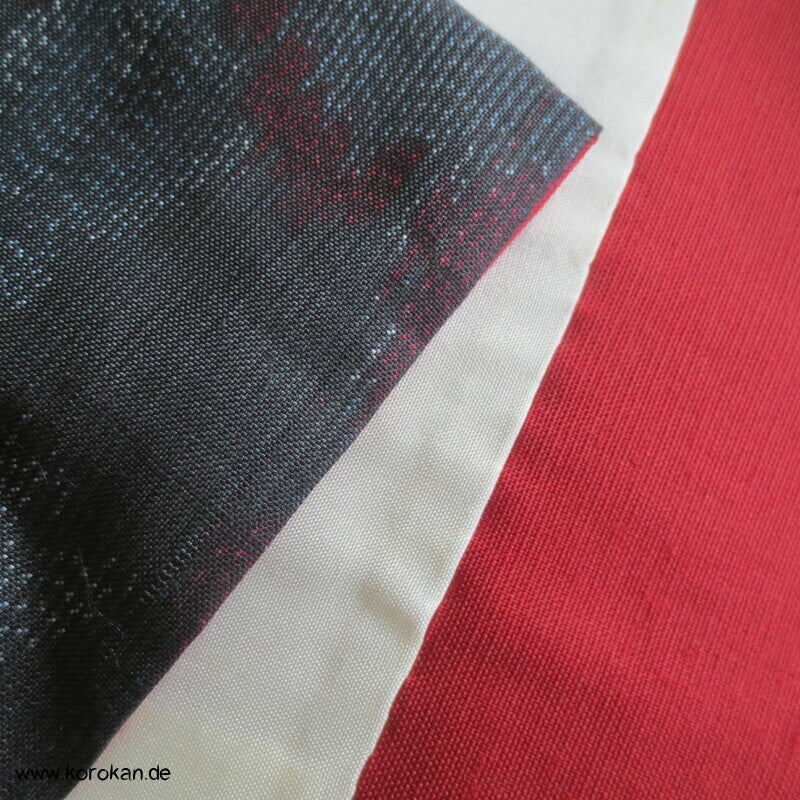 Pfingstrosen Kasuri Tsumugi Seiden Kimono