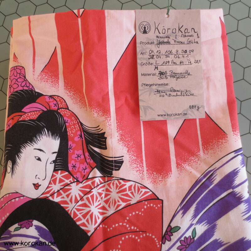 Pfeilspitzenmuster / Geisha Nemaki - Haus-/ Schlafkimono