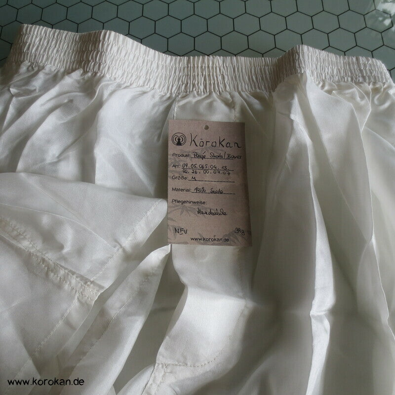 natur Seiden Boxer Shorts