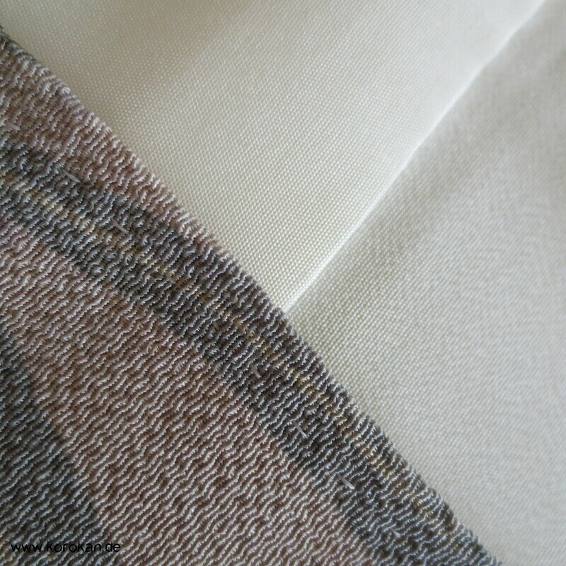 pastelliger Kranich Bingata Homongi Kimono