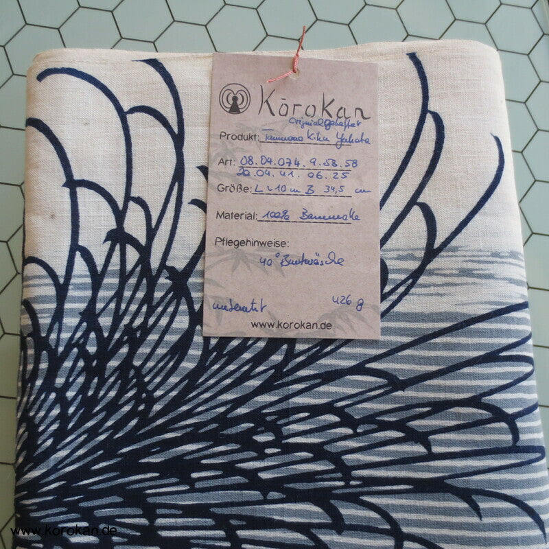 originalgehefteter japanischer Yukata Baumwoll Stoff Rangiku