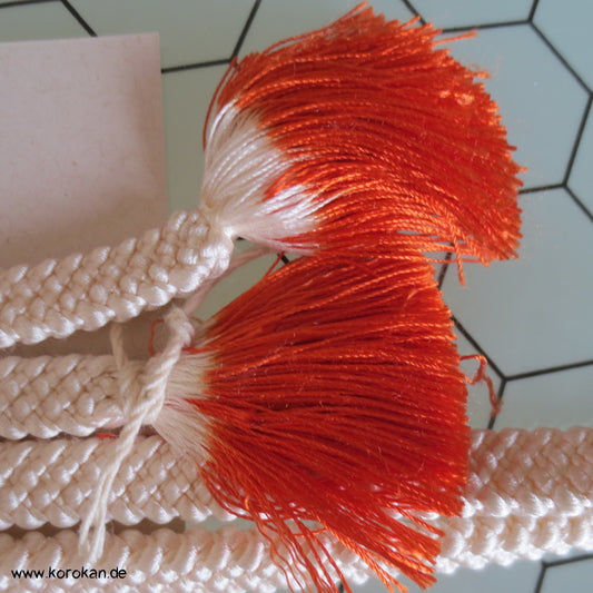 Koi Verlauf mit Regenbogen Abschnitten Obijime