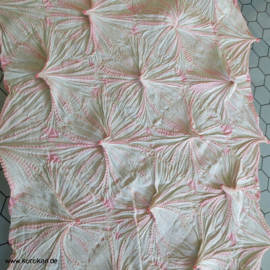 Full Shibori Asanoha Piekser Seiden Stoffrolle