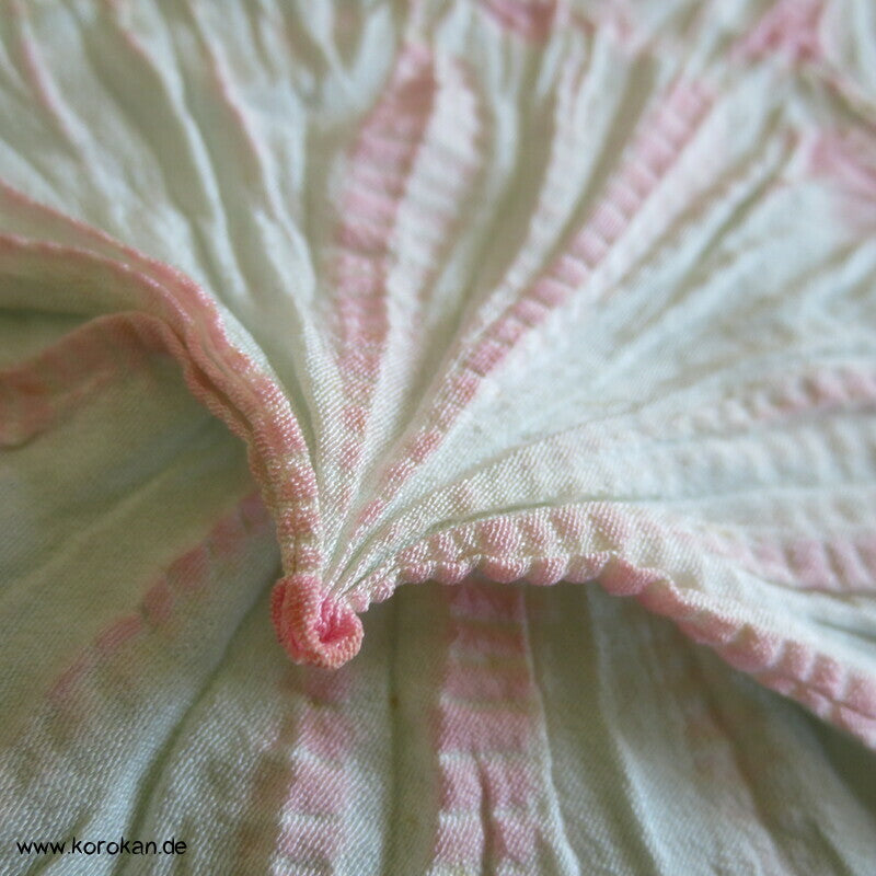 Full Shibori Asanoha Piekser Seiden Stoffrolle