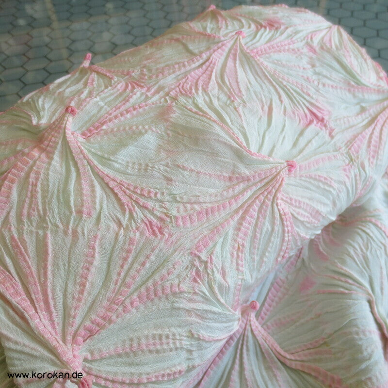 Full Shibori Asanoha Piekser Seiden Stoffrolle