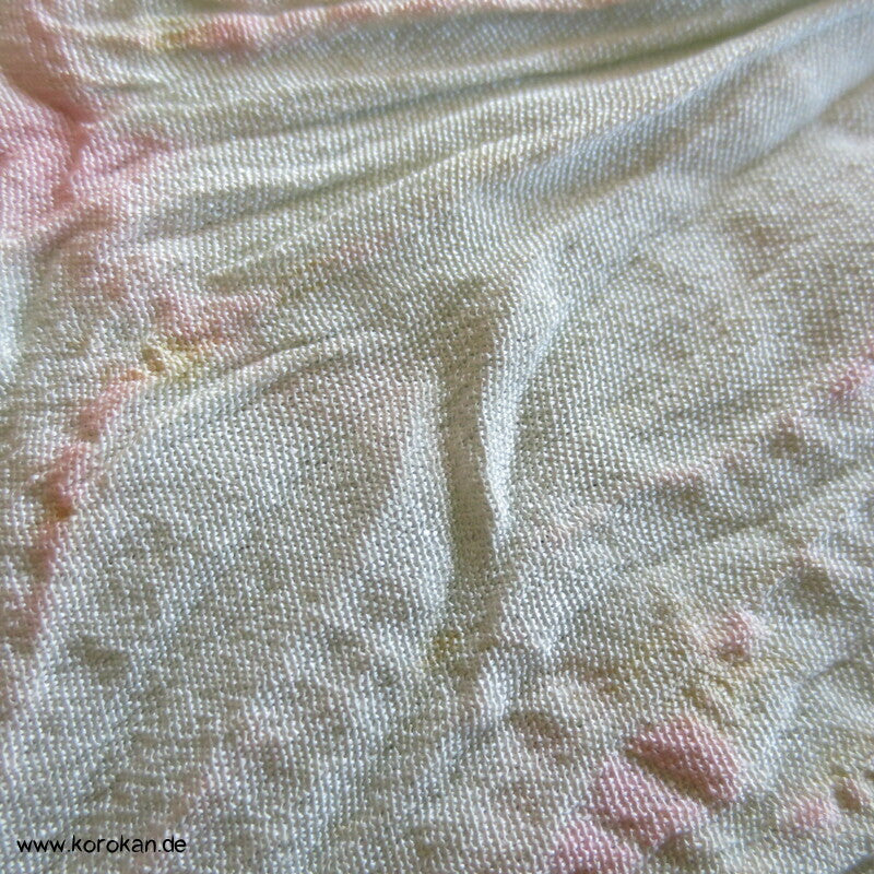 Full Shibori Asanoha Piekser Seiden Stoffrolle