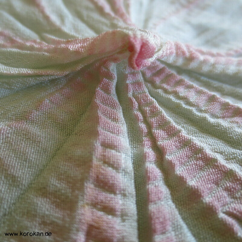 Full Shibori Asanoha Piekser Seiden Stoffrolle