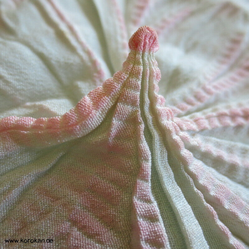Full Shibori Asanoha Piekser Seiden Stoffrolle