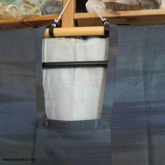 schillernder Seidendamast Ombré Michiyuki Kimono Jacke