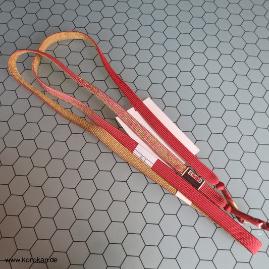 rost - gold Obijime - wechselseitig geflochten