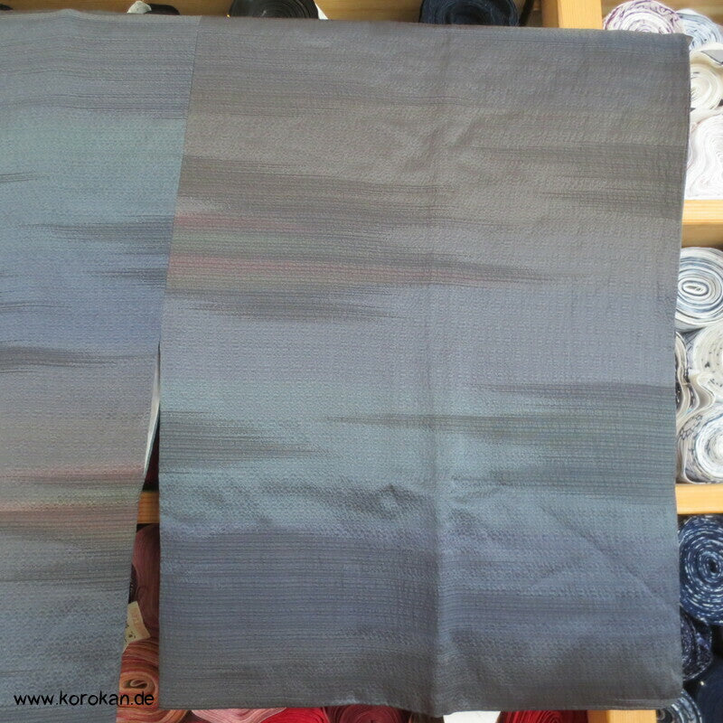 schillernder Seidendamast Ombré Michiyuki Kimono Jacke