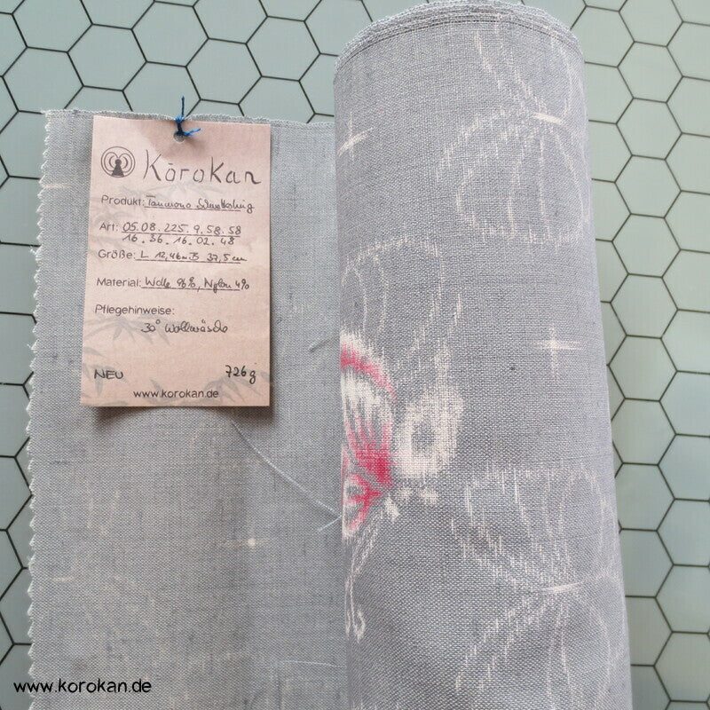 Schmetterling Druck Kasuri Kimono Wolle