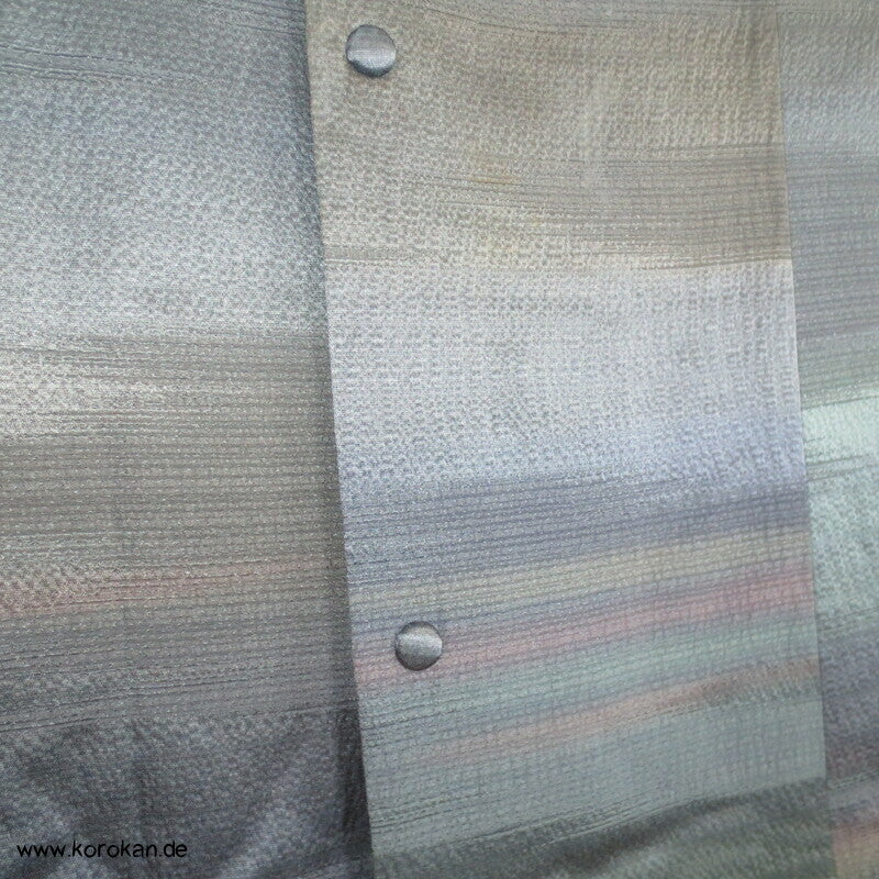 schillernder Seidendamast Ombré Michiyuki Kimono Jacke