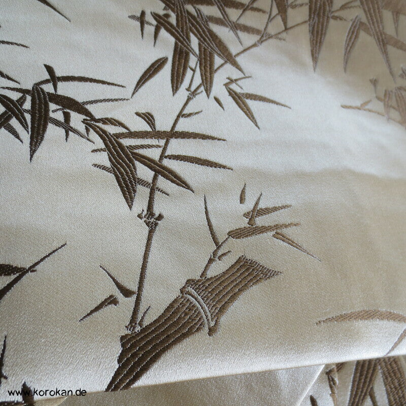 feiner Bambus Maru Obi in Satin gewebt