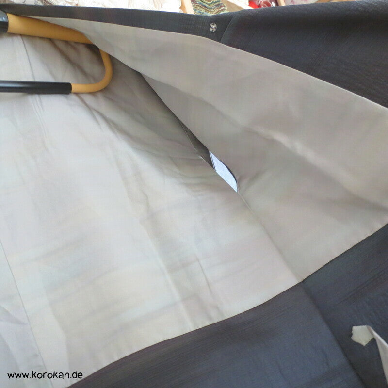 schillernder Seidendamast Ombré Michiyuki Kimono Jacke