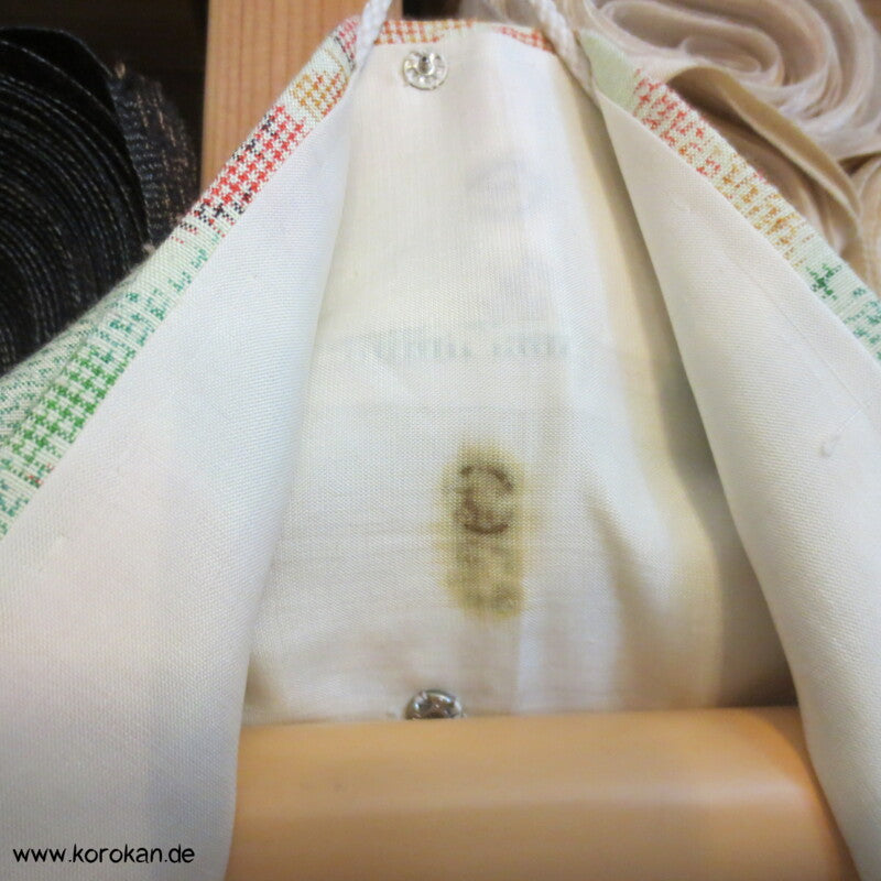 Sakura Kasuri Tsumugi Seiden Komon Hitoe - ungefütterter japanischer Kimono