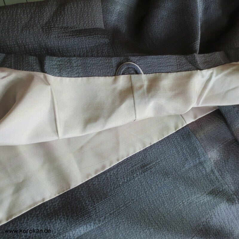 schillernder Seidendamast Ombré Michiyuki Kimono Jacke