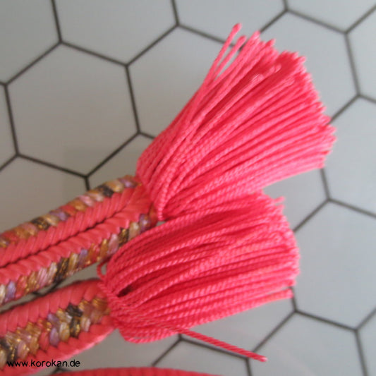 Pastell Verlauf mit Glitzer Obijime