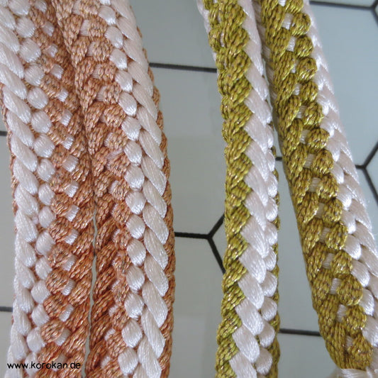 Pastell Verlauf mit Glitzer Obijime