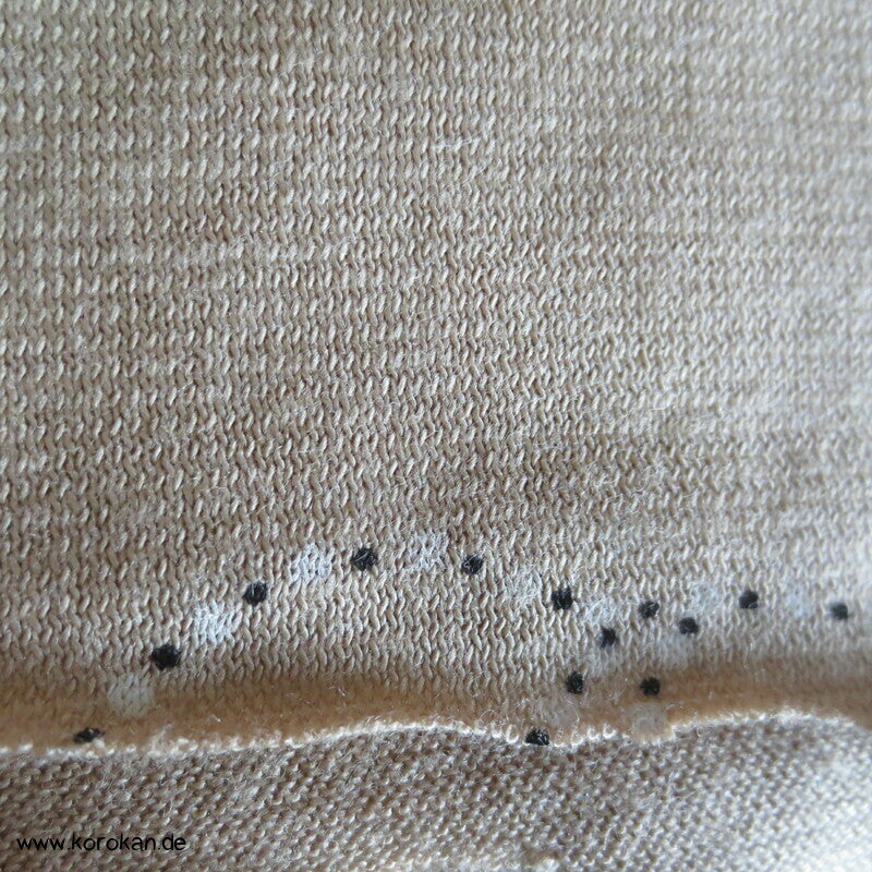 Baumwoll Z / S Jersey große Punktblüten