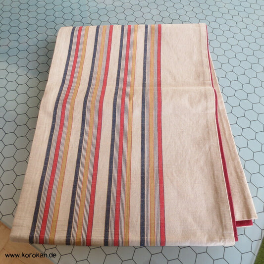 Fukuro Obi grob gewebte Streifen in Baumwolle